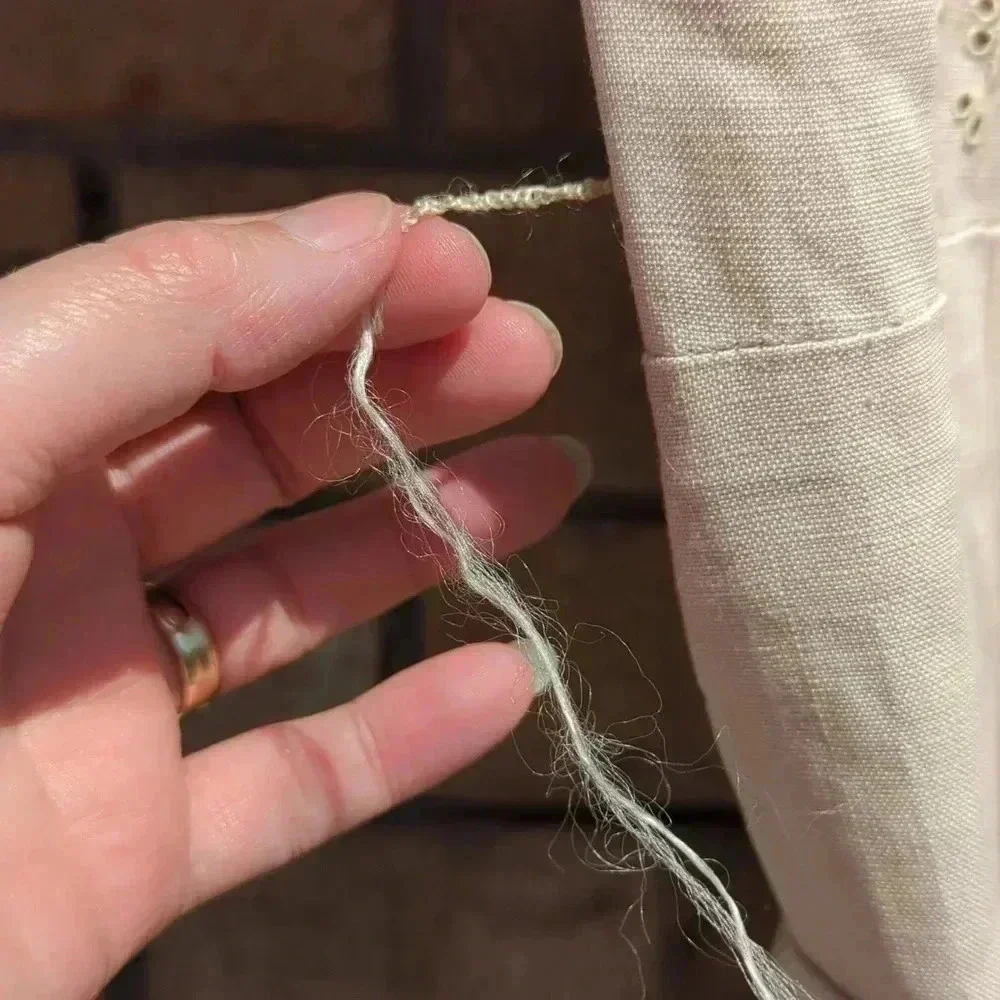Mediterranean Vintage Linen Dress - Picture 13 of 15